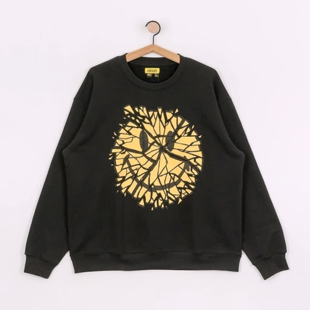 Chinatown Market Shattered Smiley Face Sweater - Brand new, never worn, no tags